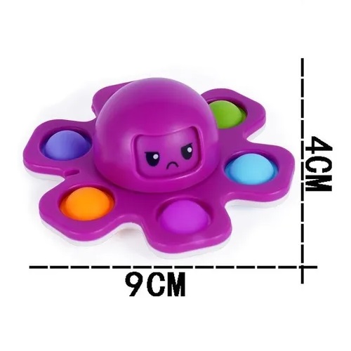 Spinner Pop-it Fidget Toy Polvo Humor Autismo Anti-stress